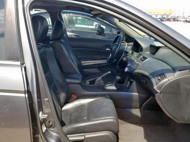 1HGCP26829A058900 - 2009 HONDA ACCORD EXL GRAY photo 5