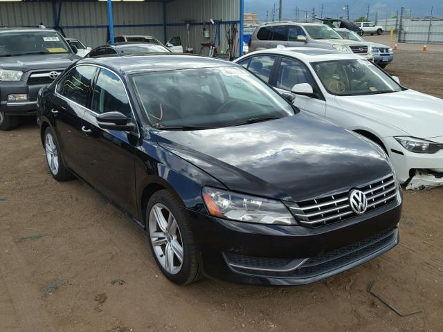 1VWBV7A35FC041630 - 2015 VOLKSWAGEN PASSAT SE BLACK photo 1