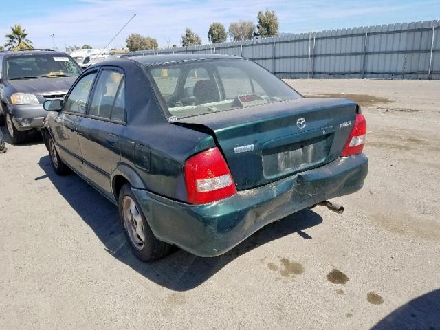 JM1BJ2220Y0267599 - 2000 MAZDA PROTEGE DX GREEN photo 3