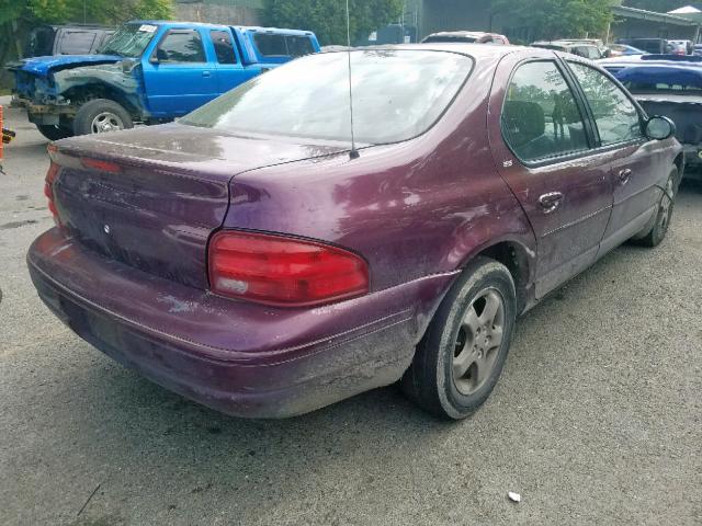 1B3EJ56H7YN213802 - 2000 DODGE STRATUS ES BURGUNDY photo 4