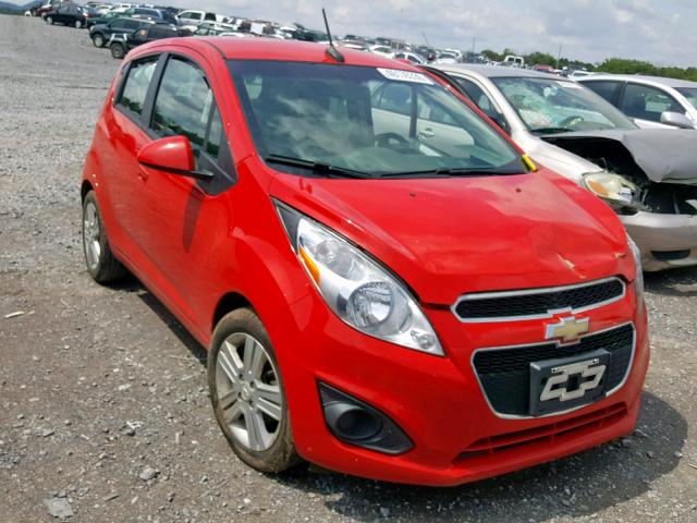 KL8CB6S90EC574666 - 2014 CHEVROLET SPARK LS RED photo 1