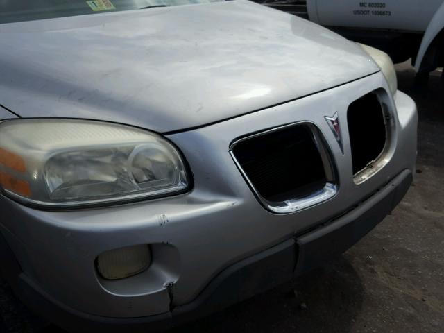 1GMDV33L85D205541 - 2005 PONTIAC MONTANA SV GRAY photo 9