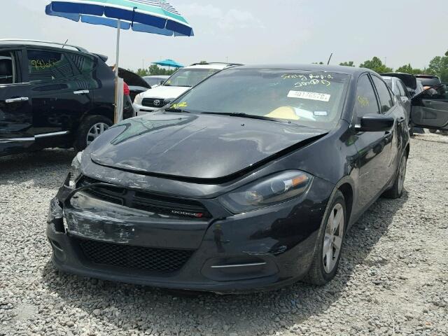 1C3CDFBB6GD605764 - 2016 DODGE DART SXT BLACK photo 2