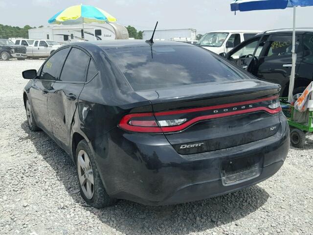 1C3CDFBB6GD605764 - 2016 DODGE DART SXT BLACK photo 3