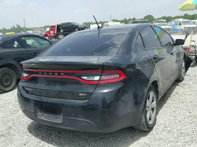 1C3CDFBB6GD605764 - 2016 DODGE DART SXT BLACK photo 4