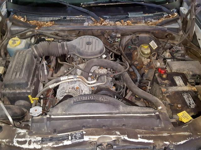 1B7GG22Y5WS669502 - 1998 DODGE DAKOTA SILVER photo 7