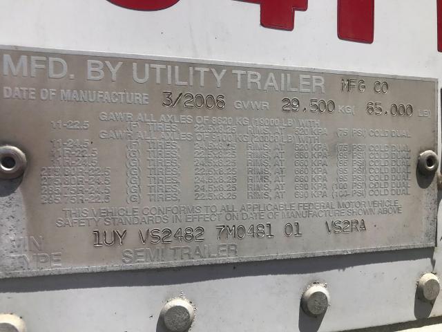 1UYVS24827M048101 - 2007 UTILITY TRAILER UNKNOWN - NOT OK FOR INV. photo 10