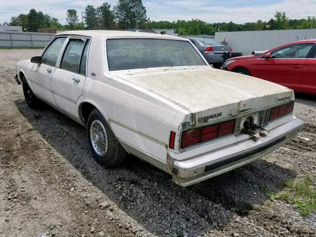 1G1BN54E6LR135327 - 1990 CHEVROLET CAPRICE CL WHITE photo 3