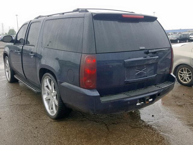 1GKFK16357R260268 - 2007 GMC YUKON XL K BLUE photo 3