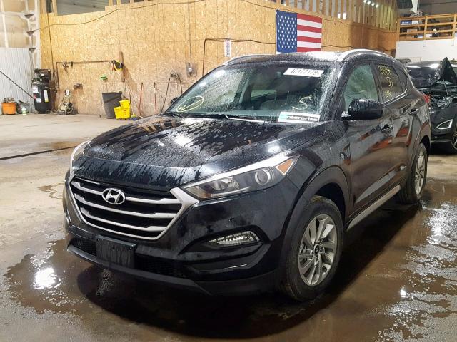 KM8J3CA40JU719284 - 2018 HYUNDAI TUCSON SEL BLACK photo 2