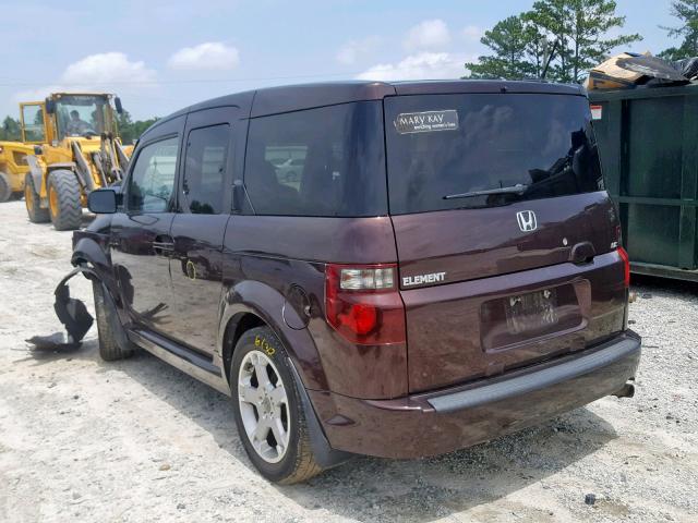 5J6YH17957L007082 - 2007 HONDA ELEMENT SC BROWN photo 3