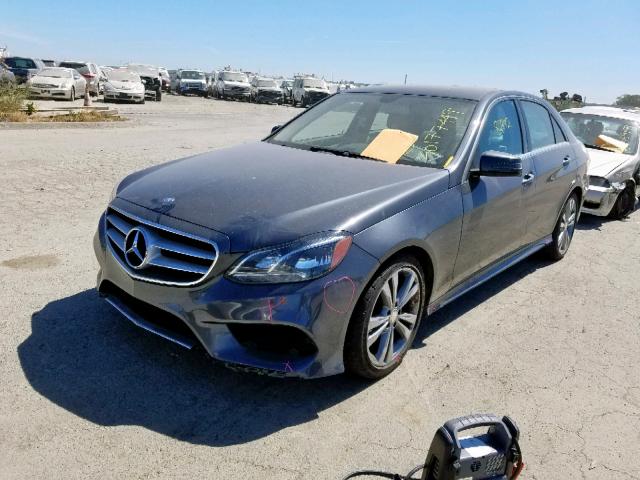 WDDHF5KB3EA851388 - 2014 MERCEDES-BENZ E 350 GRAY photo 2