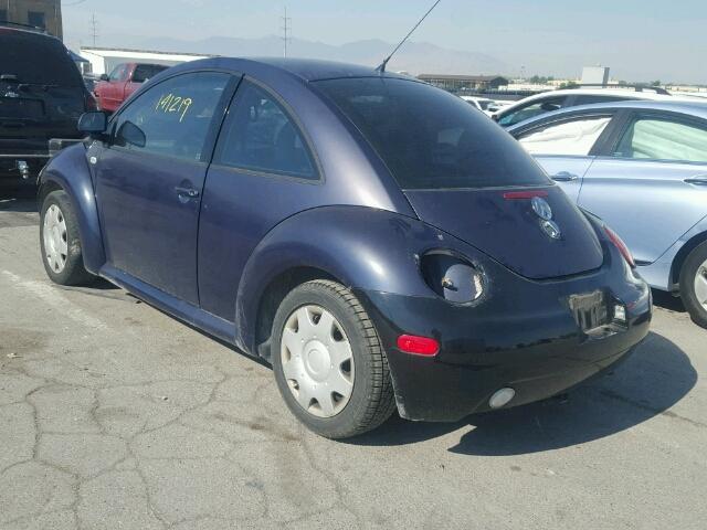 3VWBA21C5YM479144 - 2000 VOLKSWAGEN NEW BEETLE BLUE photo 3