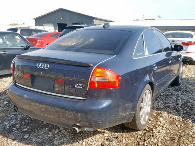 WAUCD64B14N097005 - 2004 AUDI A6 S-LINE BLUE photo 4