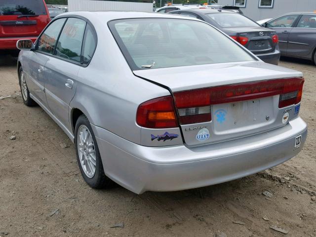 4S3BE625247209517 - 2004 SUBARU LEGACY L S SILVER photo 3