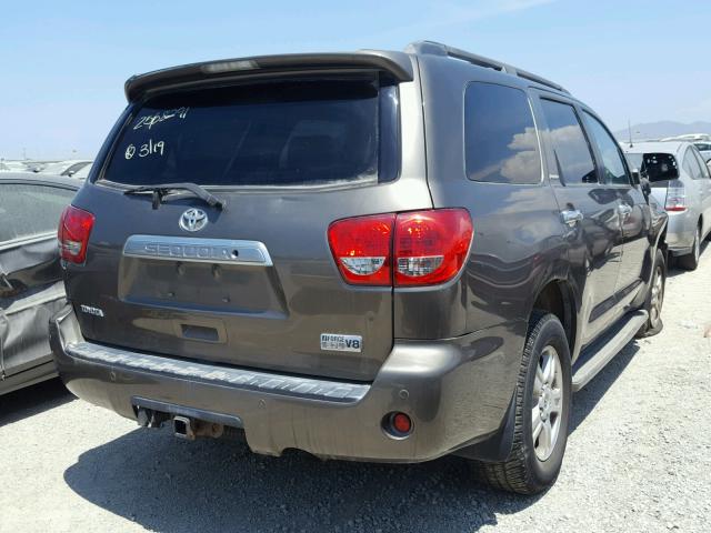 5TDBY68A88S007997 - 2008 TOYOTA SEQUOIA LI BEIGE photo 4