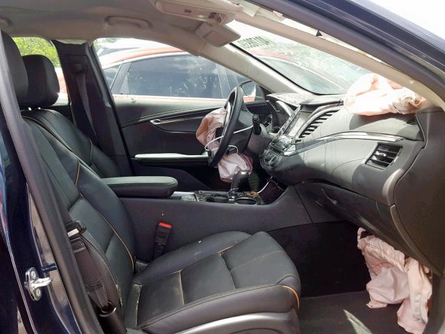 2G1105S37K9121909 - 2019 CHEVROLET IMPALA PRE ლურჯი ფოტო 5