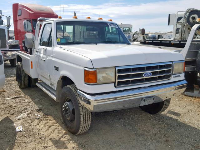 2FDLF47M6LCA14134 - 1990 FORD F SUPER DU WHITE photo 1