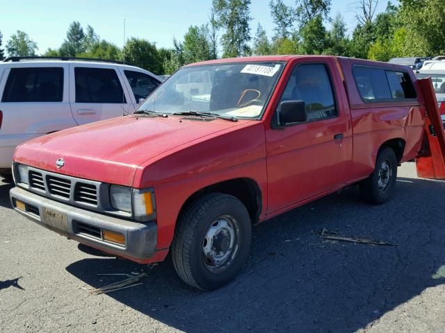 1N6SD11S2SC414141 - 1995 NISSAN TRUCK E/XE RED photo 2