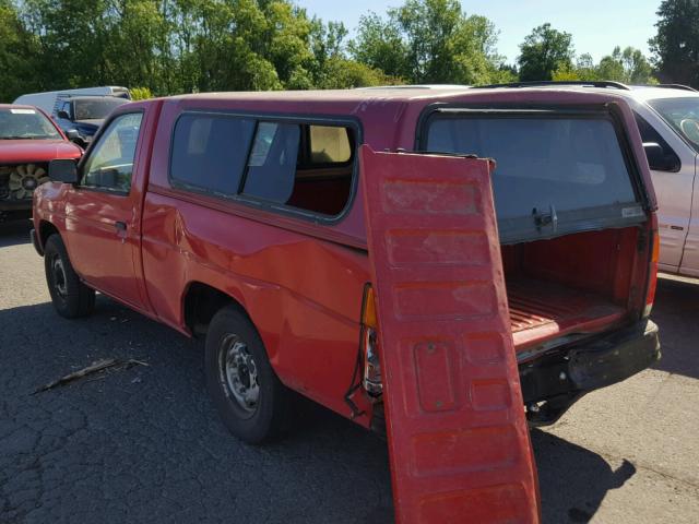 1N6SD11S2SC414141 - 1995 NISSAN TRUCK E/XE RED photo 3