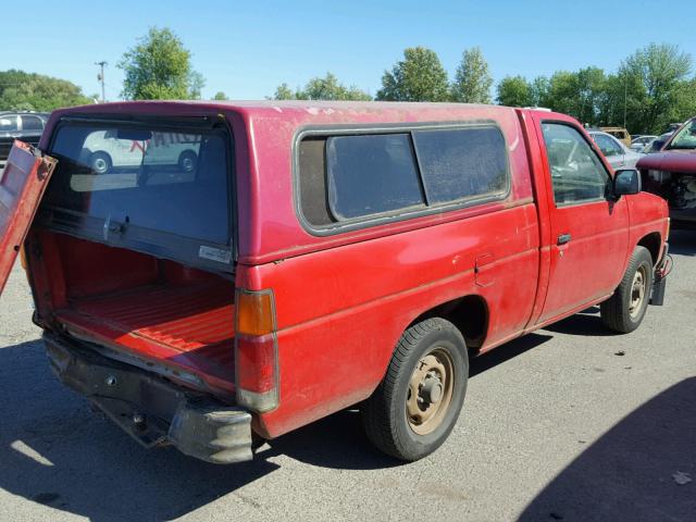 1N6SD11S2SC414141 - 1995 NISSAN TRUCK E/XE RED photo 4