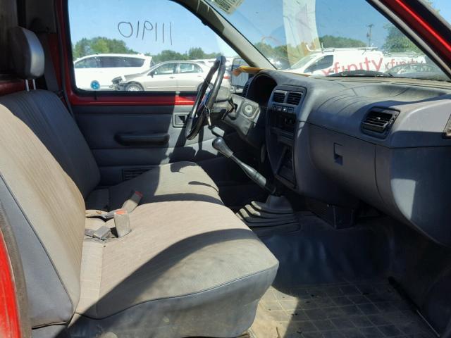 1N6SD11S2SC414141 - 1995 NISSAN TRUCK E/XE RED photo 5
