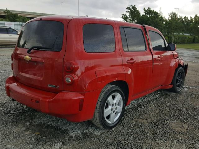 3GNBABFW0BS622565 - 2011 CHEVROLET HHR LT RED photo 4