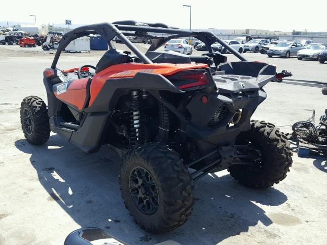 3JBVGA220JK000082 - 2018 CAN-AM MAVERICK X ORANGE photo 3