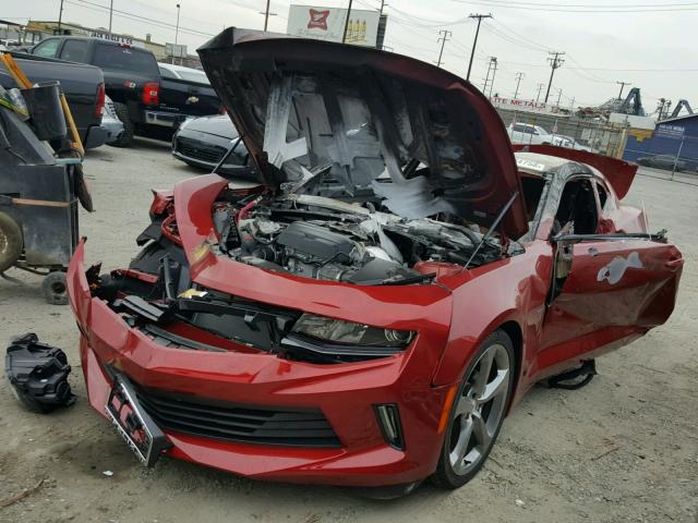 1G1FA1RX1J0108389 - 2018 CHEVROLET CAMARO LS BURGUNDY photo 2