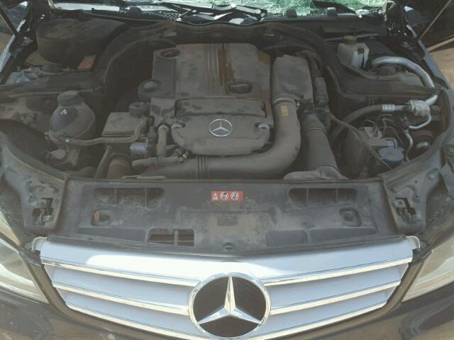 WDDGF4HB8CA643887 - 2012 MERCEDES-BENZ C 250 BLACK photo 7