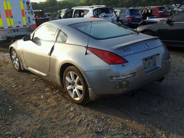 JN1AZ34D24T152751 - 2004 NISSAN 350Z COUPE SILVER photo 3