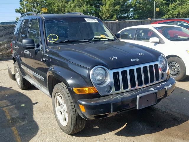 1J4GL58K85W723988 - 2005 JEEP LIBERTY LI BLACK photo 1