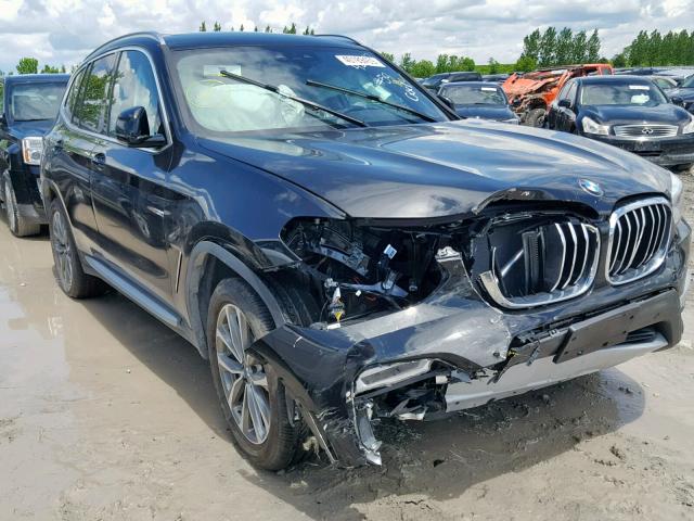 5UXTR9C5XKLE11097 - 2019 BMW X3 XDRIVE3 BLACK photo 1