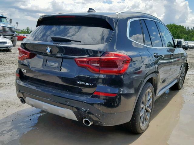 5UXTR9C5XKLE11097 - 2019 BMW X3 XDRIVE3 BLACK photo 4