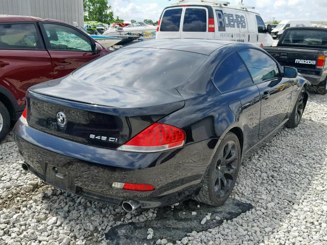 WBAEH73424B189912 - 2004 BMW 645 CI AUT BLACK photo 4