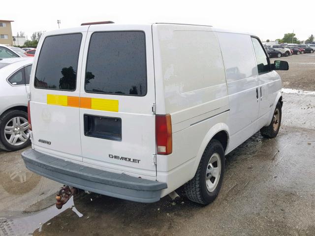 1GCDM19W31B131948 - 2001 CHEVROLET ASTRO WHITE photo 4