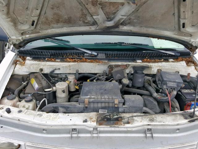 1GCDM19W31B131948 - 2001 CHEVROLET ASTRO WHITE photo 7