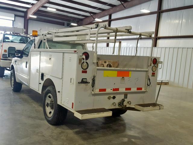 1FDWF30578EC54448 - 2008 FORD F350 SRW S WHITE photo 3