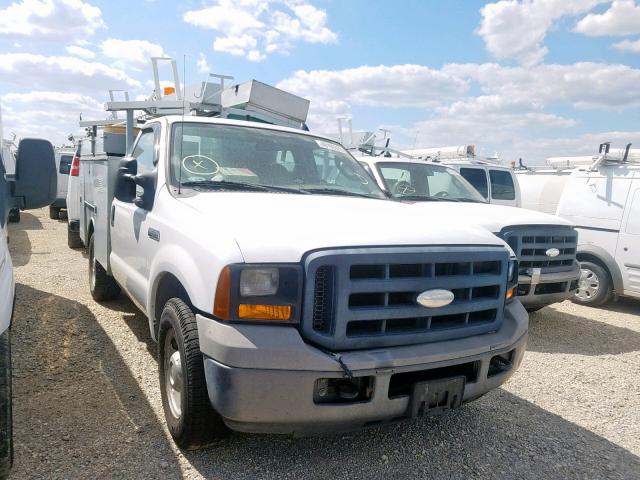 1FDSF30506EB15371 - 2006 FORD F350 SRW S WHITE photo 1