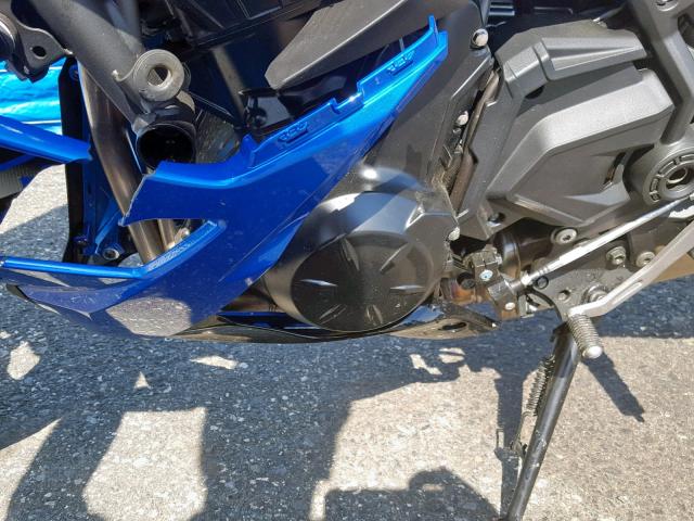 JKAEXEK15JDA26203 - 2018 KAWASAKI EX650 F BLUE photo 7