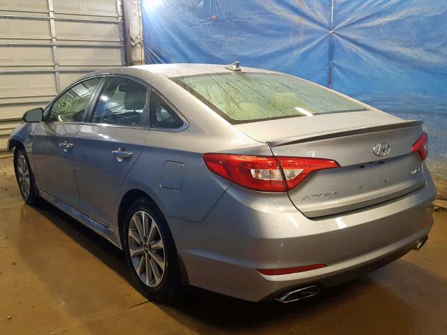 5NPE34AF6HH454128 - 2017 HYUNDAI SONATA SPO GRAY photo 3