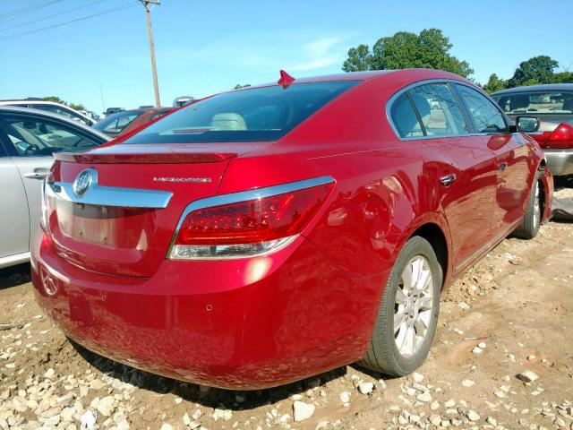 1G4GC5ERXDF318796 - 2013 BUICK LACROSSE RED photo 4