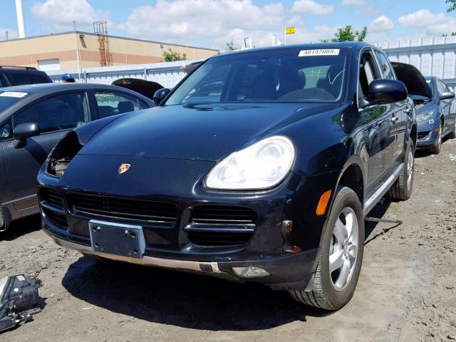 WP1AB29P66LA60090 - 2006 PORSCHE CAYENNE S BLACK photo 2