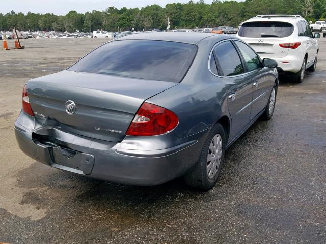 2G4WC532251313506 - 2005 BUICK LACROSSE C BLUE photo 4