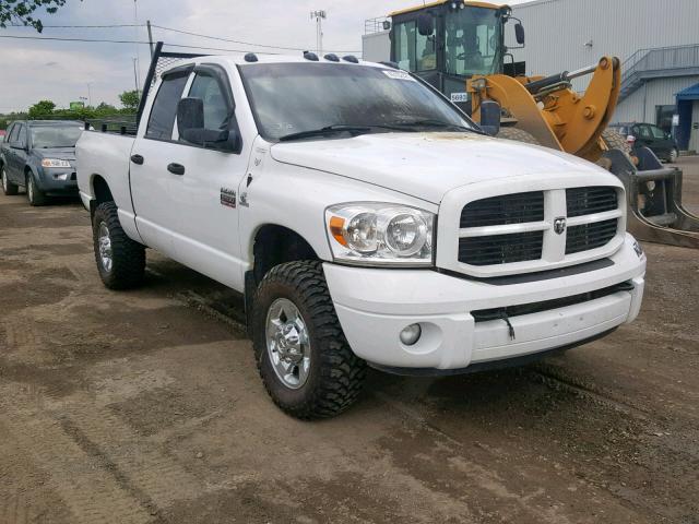 3D7KS28A48G155868 - 2008 DODGE RAM 2500 S WHITE photo 1