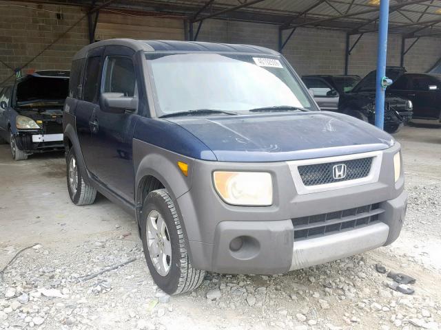 5J6YH18513L008610 - 2003 HONDA ELEMENT EX BLUE photo 1