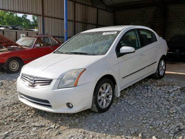 3N1AB6AP1BL690637 - 2011 NISSAN SENTRA 2.0 WHITE photo 2