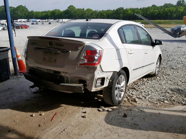 3N1AB6AP1BL690637 - 2011 NISSAN SENTRA 2.0 WHITE photo 4