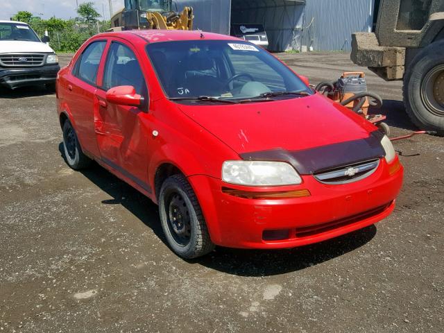 KL1TD526X5B490711 - 2005 CHEVROLET AVEO BASE Qırmızı foto 1