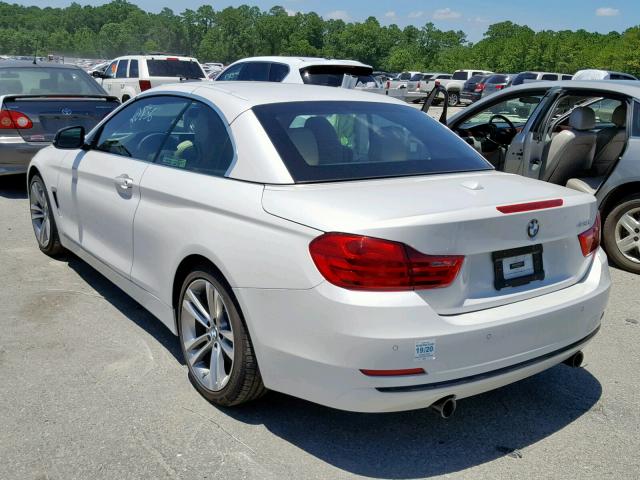 WBA3T3C58F5A40920 - 2015 BMW 435 I WHITE photo 3